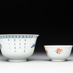 Ten Chinese blue, white, famille rose and Imari-style wares, 18/19th C. — 照片 9