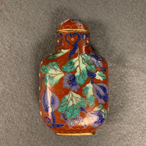 Ten Chinese cloisonné snuff bottles, 19/20th C. — 照片 23