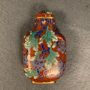 Ten Chinese cloisonné snuff bottles, 19/20th C. — 照片 24