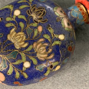 Ten Chinese cloisonné snuff bottles, 19/20th C. — 照片 29
