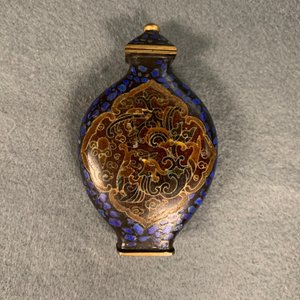 Ten Chinese cloisonné snuff bottles, 19/20th C. — 照片 41