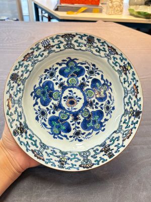 Ten Chinese doucai plates with floral design, Kangxi — 照片 16