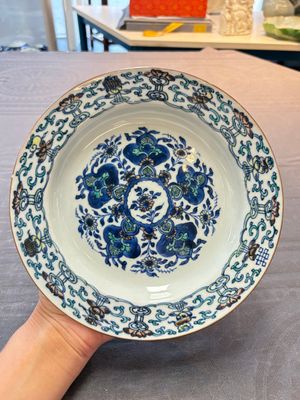 Ten Chinese doucai plates with floral design, Kangxi — 照片 18