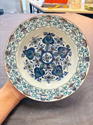 Ten Chinese doucai plates with floral design, Kangxi — 照片 3