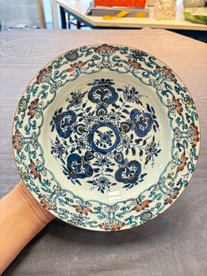 Ten Chinese doucai plates with floral design, Kangxi — 照片 5