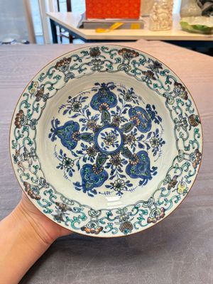 Ten Chinese doucai plates with floral design, Kangxi — 照片 10