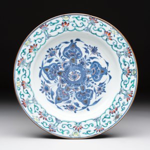 Ten Chinese doucai plates with floral design, Kangxi — 照片 8