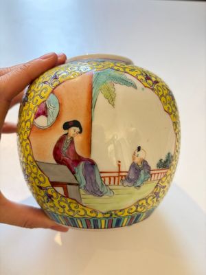 Ten Chinese famille rose and verte wares, Qianlong and Jing De Zhen 景德鎮 marks, 20th C. — foto 21