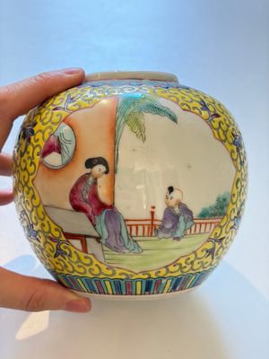 Ten Chinese famille rose and verte wares, Qianlong and Jing De Zhen 景德鎮 marks, 20th C. — foto 27