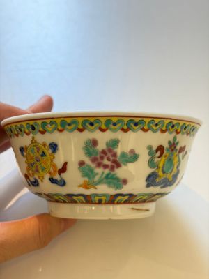 Ten Chinese famille rose and verte wares, Qianlong and Jing De Zhen 景德鎮 marks, 20th C. — foto 37