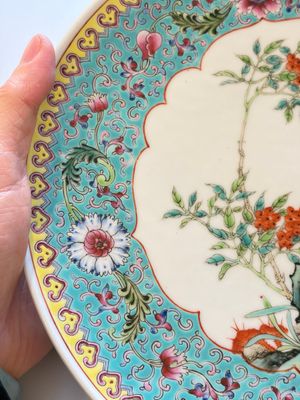 Ten Chinese famille rose and verte wares, Qianlong and Jing De Zhen 景德鎮 marks, 20th C. — foto 50