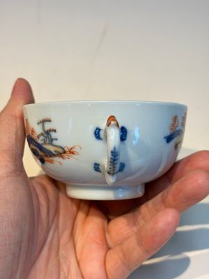 Ten Chinese Imari-style 'Riverscape' cups and saucers, Qianlong — photo 30