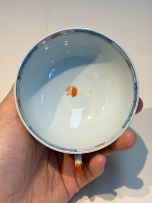 Ten Chinese Imari-style 'Riverscape' cups and saucers, Qianlong — photo 31