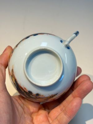 Ten Chinese Imari-style 'Riverscape' cups and saucers, Qianlong — photo 32