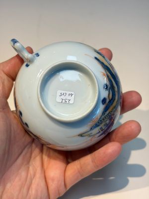 Ten Chinese Imari-style 'Riverscape' cups and saucers, Qianlong — photo 38