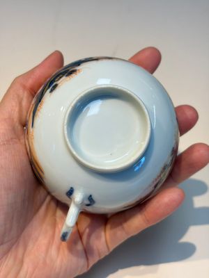 Ten Chinese Imari-style 'Riverscape' cups and saucers, Qianlong — photo 44