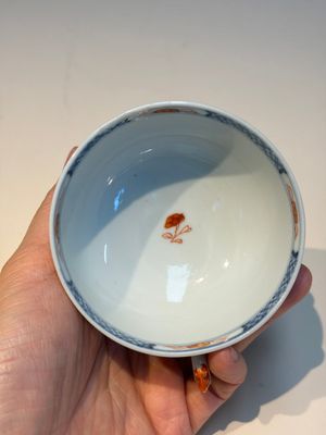 Ten Chinese Imari-style 'Riverscape' cups and saucers, Qianlong — photo 49