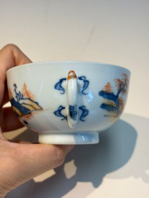 Ten Chinese Imari-style 'Riverscape' cups and saucers, Qianlong — photo 54