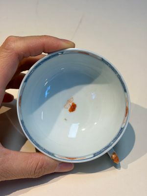 Ten Chinese Imari-style 'Riverscape' cups and saucers, Qianlong — photo 55