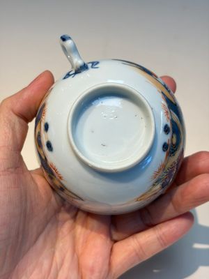 Ten Chinese Imari-style 'Riverscape' cups and saucers, Qianlong — photo 56