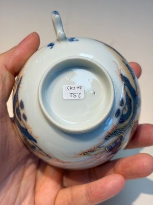 Ten Chinese Imari-style 'Riverscape' cups and saucers, Qianlong — photo 62