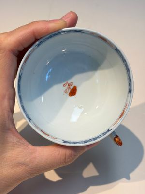Ten Chinese Imari-style 'Riverscape' cups and saucers, Qianlong — photo 67