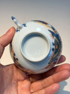Ten Chinese Imari-style 'Riverscape' cups and saucers, Qianlong — photo 68