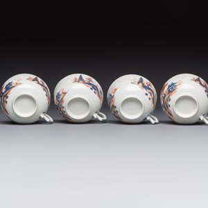 Ten Chinese Imari-style 'Riverscape' cups and saucers, Qianlong — photo 13