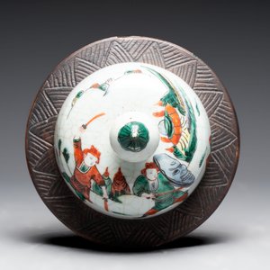 Ten Chinese Nanking famille rose and verte vases, 19/20th C. — foto 6