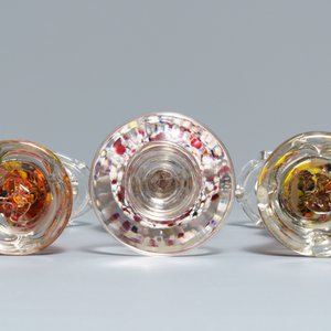 Ten glass paperweights and candlesticks, France, 18/19th C. — 照片 5