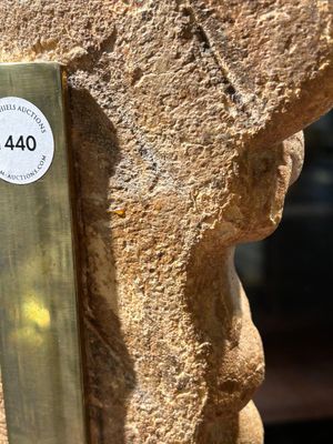 Tête de fontaine en marbre sculpté en forme de tête de Pan, Italie, probablement 2ème/3ème avant J.C. — photo 19