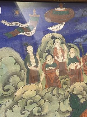 Thangka figurant Tara Verte, Tibet, 18/19ème — photo 3