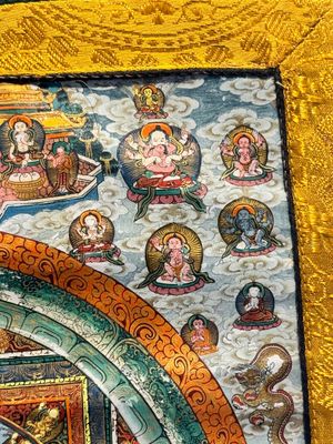 Thangka mandala d'Avalokiteshvara, Tibet, 19ème — photo 6