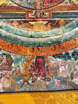 Thangka mandala d'Avalokiteshvara, Tibet, 19ème — photo 9