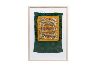 Thangka mandala d'Avalokiteshvara, Tibet, 19ème