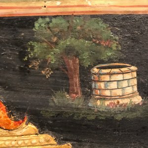 Thanjavur school, South India: Vishnu resting on Ananta-Shesha, pigment and gold leaf on cloth, 19/20th C. — 照片 41