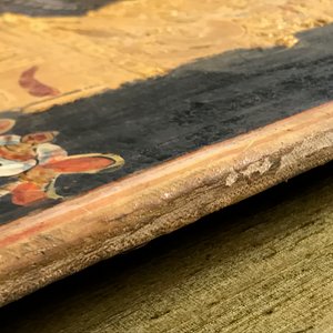 Thanjavur school, Zuid-India: Vishnu rustend op Ananta-Shesha, pigment en bladgoud op textiel, 19/20e eeuw — foto 68