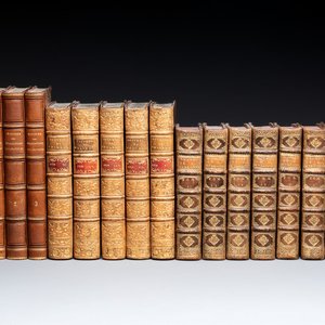 The complete leather-bound collections of Saint Evremond, Boileau-Despréaux and Histoire des négociations diplomatiques, 18th/19th C. — photo 1