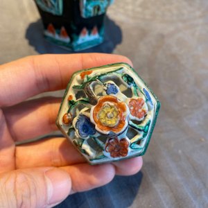 Théière couverte en biscuit émaillé vert, Chine, Kangxi — photo 12