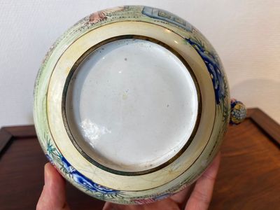 Théière couverte en émail de Canton, Chine, Qianlong — photo 9