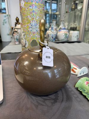 Théière couverte en grès de Yixing poli pour le marché thai, Chine, 19ème — photo 8