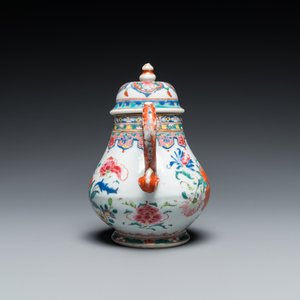 Théière couverte en porcelaine de Chine famille rose au bec en forme de dragon, Yongzheng/Qianlong — photo 5