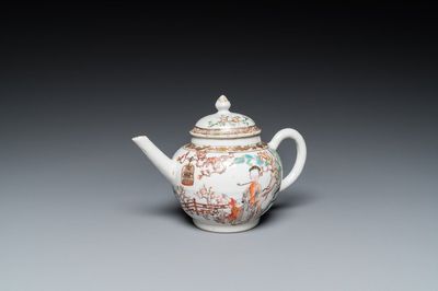 Théière couverte en porcelaine de Chine famille rose, Yongzheng