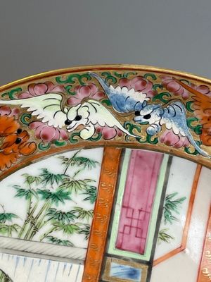 Thirteen Chinese Canton famille rose plates with narrative design, 19th C. — photo 11