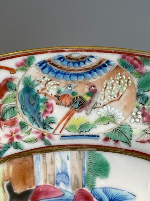 Thirteen Chinese Canton famille rose plates with narrative design, 19th C. — photo 27