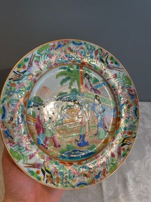 Thirteen Chinese Canton famille rose plates with narrative design, 19th C. — photo 3