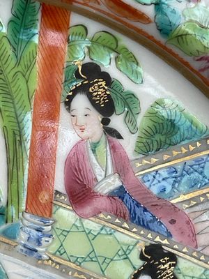 Thirteen Chinese Canton famille rose plates with narrative design, 19th C. — photo 4