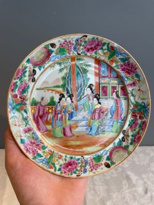 Thirteen Chinese Canton famille rose plates with narrative design, 19th C. — photo 6