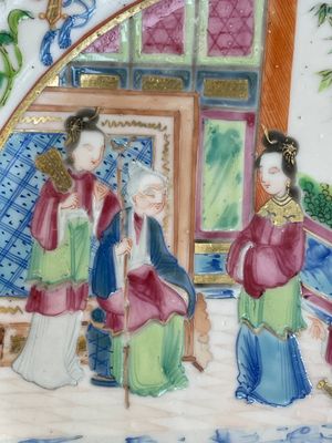 Thirteen Chinese Canton famille rose plates with narrative design, 19th C. — photo 9