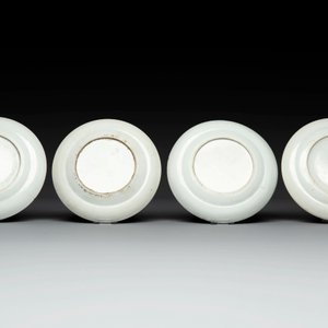 Thirteen Chinese Canton famille rose plates with narrative design, 19th C. — photo 3